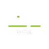Kelly's Digital White Logo